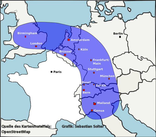 Was Ist Die Blaue Banane Die Blaue Banane und die Schweiz – Wie wird ein Land durch den