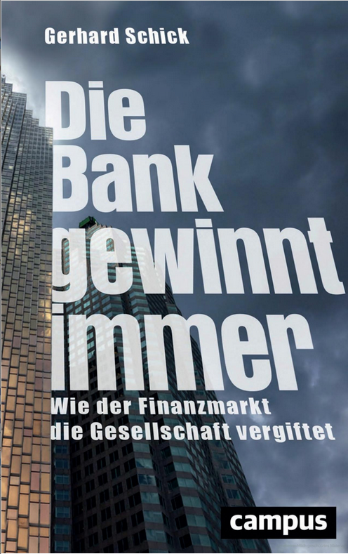 Umschlagseite "Die Bank gewinnt immer"